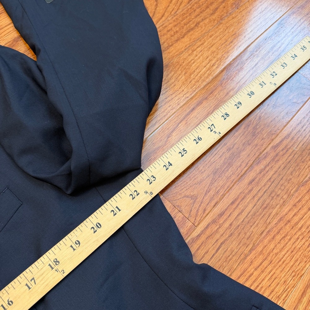 New Jos. A. Bank Executive Wool Blazer Mens 44S Navy Blue Gold Buttons Formal - Picture 10 of 16